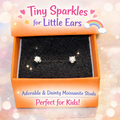 Children’s Moissanite Push back earrings