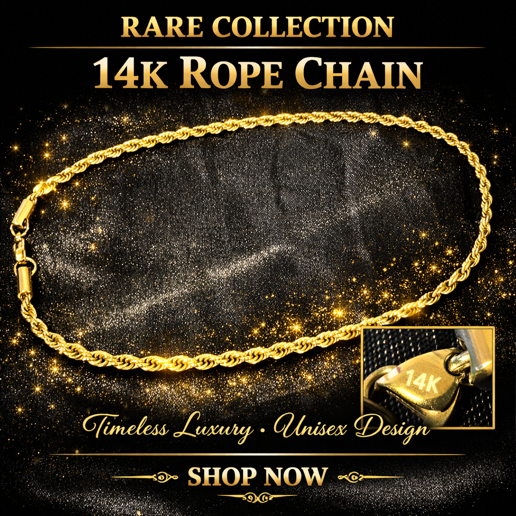 14K Gold Rope Chain