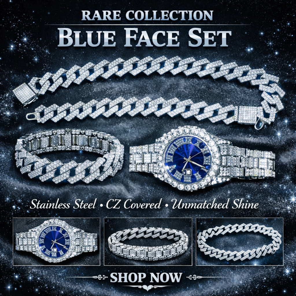 Flashing on a Budget — CZ Sterling Silver Watch, Chain & Bracelet Set